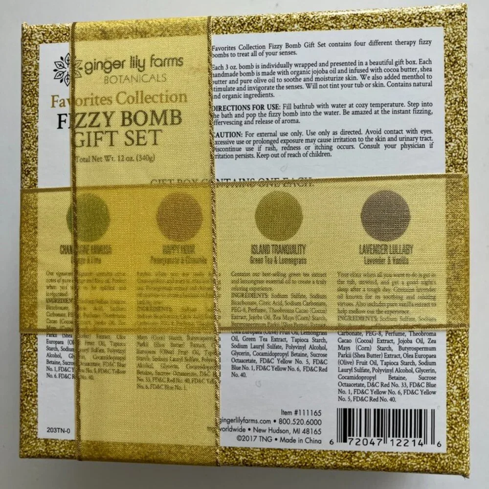 Ginger Lilly Farms Fizzy Bomb Gift Set
